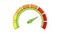 Sport car speedometer icon animation