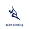 Sport Climbing pictogram, new sport icon