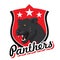 Sport club emblem - Panther