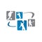 sport club logo design vector graphic illustration element