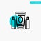 Sport, Cream, Medical, Healthcare turquoise highlight circle point Vector icon