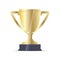 Sport Cup Gold Flat Vector. Goblet Winner Reward