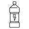 Sport energy drink icon, outline style