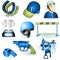 Sport equipment icons 3