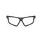 Sport eyeglasses glyph icon or spectacles frame silhouette