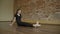 Sport fitness exercise gymnast workout stretching