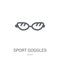 Sport Goggles icon. Trendy Sport Goggles logo concept on white b