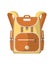 Sport haversack isolated icon