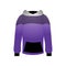 Sport hoodie colorful violet design with black grey style