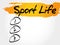 Sport Life blank list