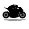 Sport motorbike icon unique illustration of vector design