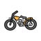 Sport motorbike icon unique illustration of vector design