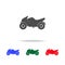 Sport Motorcycle icons. Elements of transport element in multi colored icons. Premium quality graphic design icon. Simple icon