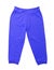 Sport pants for children isolated