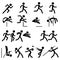 Sport Pictogram Icon Set 02 Track & Field