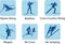 Sport pictograms