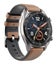 Sport smart watch with leather wristband