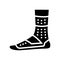 sport sock glyph icon vector isolated illustration