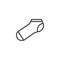 Sport socks line icon