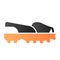 Sport summer sandals flat icon. Summer shoes color icons in trendy flat style. Footwear gradient style design, designed