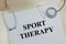 SPORT THERAPY concept