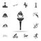 sport Torch icon. Detailed set of athletes and accessories icons. Premium quality graphic design. One of the collection icons for