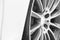 Sport vehicle alloy wheels detail. Car parts