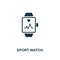 Sport Watch icon. Premium style design from fitness icon collection. Pixel perfect Sport Watch icon for web design, apps