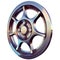 Sportcar light alloy rim 3D render right view