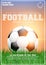 Sporting poster of football