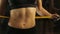 Sportive woman with flat tummy measuring her waist, controls weight loss results