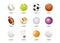 Sports ball icons