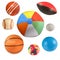Sports balls collection isolated