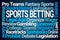 Sports Betting Word Cloud