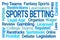 Sports Betting Word Cloud