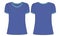 Sports blue t-shirt templates for men or women