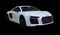 Sports Car Isolated - Audi R8 V10 Plus