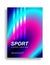 Sports cover design in vibrant colors.