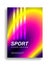 Sports cover design in vibrant colors.