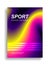 Sports cover design in vibrant colors.