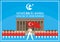 Sports day of Turkey banner