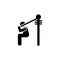 Sports, dumbbell, health, gym, man icon. Element of gym pictogram. Premium quality graphic design icon. Signs and symbols