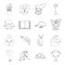 Sports, education, animal and other web icon in outline style.medicine, country, cooking icons in set collection.