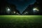 Sports fields at night - This could be a shot of a football field or other sports venue lit up by