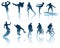 Sports & Fitness Silhouettes