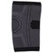 Sports gray knee pad, to protect and support the knee joint, on a white background