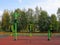 Sports ground outdoor, training apparatus