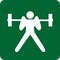 Sports illustration of weightlifting. Image of Olympic sport