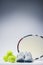 Sports Images Concepts: Tennis Raquet, Tennis Balls and Trainers