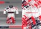 Sports jersey abstract texture design for sublimation, football, racing, gaming, motocross, cycling
